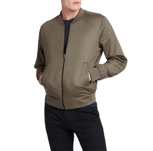Chaquetas de bombardero 2022 por encargo, venta al por mayor béisbol Nylon Stand hombres OEM servicio estándar invierno sólido PK - Product Image 1
