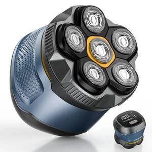 Cortadora de Pelo Inalámbrica Recargable para Hombre, Afeitadora Eléctrica de Uso en Seco y Húmedo con Cuchilla Magnética Flexible, Resistente al Agua IPX7 - Product Image 1