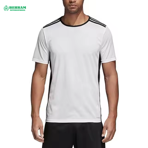 T-shirt pour homme de bonne qualité, 100% coton, coupe ample, entièrement personnalisable, manches courtes, col rond, blanc, écologique, séchage rapide - Product Image 5