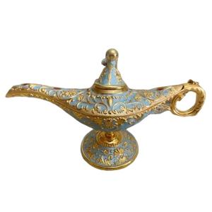 Lámpara de Aladino decorativa de latón de alta calidad con Color rojo blanco y acabado pulido para decoración del hogar Metal Aladdin Chirag - Product Image 2