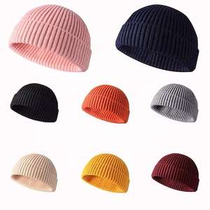 Pêcheur Pêcheurs Personnalisé Brodé Fisher Man Hommes Tricoté Crâne Scull Skully Casquettes D'hiver Chapeaux Muts Bonnet Bonnets pour Hommes - Product Image 1