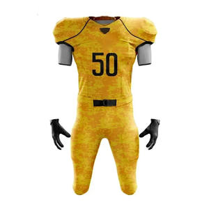Ensemble d'uniformes de Football américain pour jeunes taille XL motif de numéro personnalisé maillots de Football équipes respirantes porter pour les joueurs - Product Image 5
