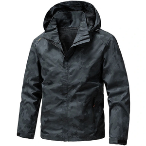 EE. UU. Gran oferta chaqueta Softshell Unisex forro de poliéster cremallera impermeable al aire libre ciclismo pesca lluvia rompevientos - Product Image 1