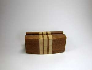 Estuche de Madera Vintage Hecho a Mano de Primera Calidad para Tarjetas Bancarias, Tarjetas de Crédito y Documentos de Identidad, Cartera Delgada de Madera Natural con Acabado Liso - Product Image 4