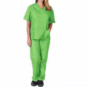 Uniformes Médicos de Enfermería con 3 Bolsillos, Diseño Nuevo en Oferta, Ropa Superior para Personal de Hospital, Estampado Negro, Algodón - Product Image 1