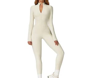 Monos de Yoga sin Costuras, Ropa Deportiva, Rompers, Levanta Glúteos, Espalda Descubierta, Sin Mangas, de una Pieza, Leggings de Gimnasio, Trajes Deportivos para Mujer - Product Image 1