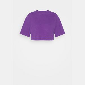 Women Yoga Crop Top Customizable OEM Manufacturer's Loose Fit Breathable Cotton <b>T</b>-<b>shirt</b> with O-Neck Quick Dry Custom Size - Product Image 2