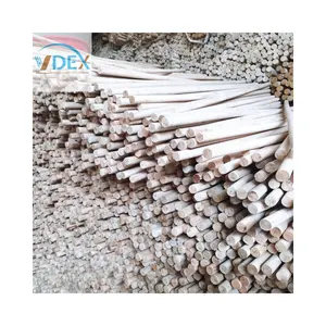 Palos de madera de eucalipto para escoba, fregona con mango, palo de fregona, mango de fregona, palo de escoba para otros equipos de limpieza para limpieza - Product Image 1