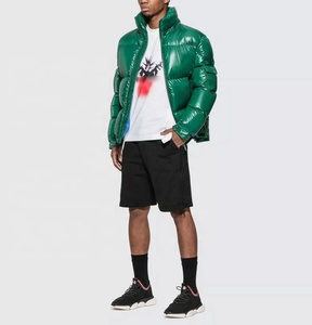 Veste d'hiver pour homme en toile matelassée de grande taille, brillante, légère, à séchage rapide, respirante, couleur personnalisée, livraison DDP - Product Image 4