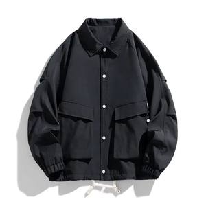 เสื้อแจ็กเก็ตกันน้ำสำหรับทุกเพศเสื้อโค้ทแฟชั่นทันสมัยน้ำหนักเบาออกแบบโลโก้ได้ตามต้องการ - Product Image 4