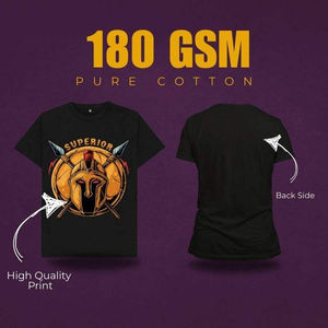 T-shirt imprimé numérique T-shirt 100% coton pour homme Tissu doux et respirant à manches courtes Vêtements décontractés de tous les jours - Product Image 6