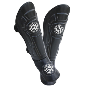 Fournisseurs en gros de protège-tibias de Muay Thai avec protection professionnelle en cuir, fabriqués pour le kickboxing, le MMA, la boxe, légers, logo OEM - Product Image 4