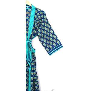 Elegante Kimono Vintage de Verano de Seda con Manga Larga y Cuello en V, Estampado Floral, Transpirable, de Secado Rápido, Talla Única - Product Image 5