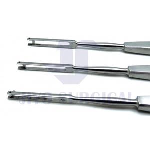 Instrumentos quirúrgicos de acero inoxidable aprobados por CE, cuchillo de bayoneta giratorio Ballenger de alta calidad, hoja recta de 3mm, 4mm, 5mm, 19 cm - Product Image 2