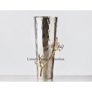 Macetas y jarrones duraderos de Metal con forma cuadrada y elegante, macetas y macetas hechas a mano de estilo atractivo de aluminio fundido de Color plateado - Product Image 3