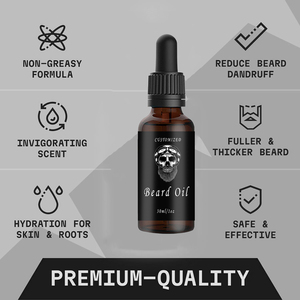 UUFINE Factory Customize Gifts Box Mild Ingredient Men Beard Oil Balm Beard Care Kit Set Product for Men - Product Image 5