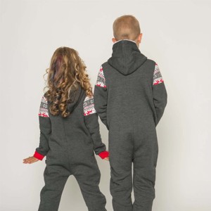 Combinaison pour enfants de haute qualité, nouvelle arrivée 2024, durable, fermeture éclair en polaire - Douce et chaude - Idéale pour l'hiver et le confort au coucher - Product Image 5