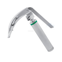 Davicon Enterprises - Mac-laryngoscope flexible à fibre optique approuvé CE ISO, LED, en acier inoxydable, réutilisable, réglable et durable