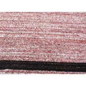 Alfombra de Lana y Viscosa Tejida a Mano con Rayas Azules para el Hogar - Modelo HWV-51073 - Product Image 3