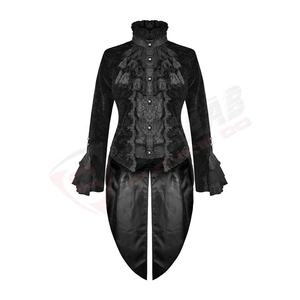 Custom-Embroidered Costumes-Cosplay Victorians-<b>Women</b> Breathable Gothic-Steampunk Tailcoat Velvet-Frock Coats Overcoats - Product Image 5