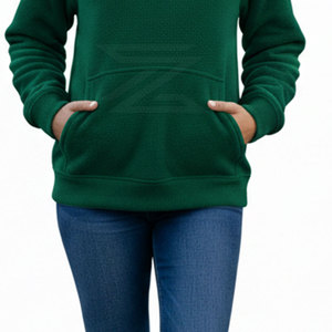Sweat-shirt d'hiver pour femme à demi-zip, doublé, en tissu de haute qualité, col rond décontracté, couleur personnalisée, impression personnalisée sur le devant – Meilleure vente - Product Image 4