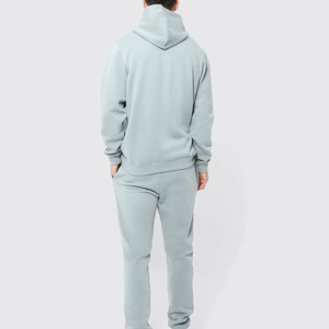 Ensemble survêtement femme personnalisé avec logo brodé, sweat-shirt et pantalon de jogging pas cher - Product Image 2