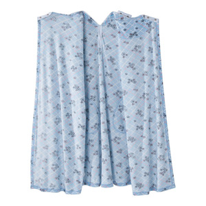 Unisex Open Back Hospital <b>Gown</b> <b>Jersey</b> 100% Cotton High Quality Easy Wear Snaps Closure Rehab Special Needs - Product Image 3