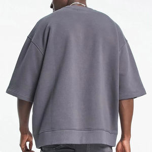 Basics Sweat-shirts à capuche unisexe en coton de haute qualité, personnalisables avec logo, pour l'hiver, teinture unie, impression brodée sur le devant, poids lourd - Product Image 4