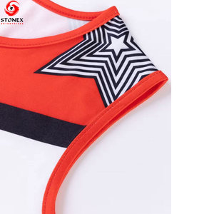 Diseño Único, Servicio OEM, Mejor Precio, Fabricante Profesional, Conjuntos de Uniformes de Porristas Transpirables Personalizables para Mujeres Adultas - Product Image 4