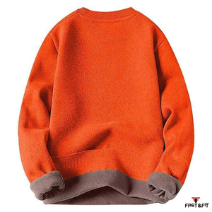 Pull à col rond à manches longues vintage personnalisable à la vente chaude, imprimé sur le devant, anti-rides, tricoté, à séchage rapide pour l'hiver - Product Image 2