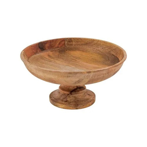 Cuenco de madera de Acacia para ensalada, frutas, sopa, arroz, burly, accesorios de cocina, respetuoso con el medio ambiente - Product Image 1