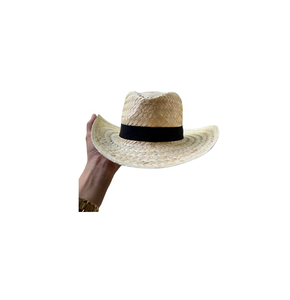 Customized Natural Seagrass Wide-Brimmed Striped Sombrero Straw <b>Hat</b> Travel <b>Summer</b> Sports Business Casual Party - Product Image 1