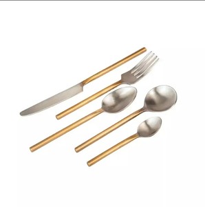 Tenedor Cuchara Cubiertos de madera Mango Delgado Cubiertos - Product Image 1