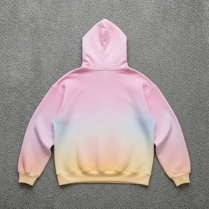 เสื้อฮู้ดระบายอากาศผ้าฝ้าย100% โอเวอร์ไซส์ผ้าฟลีซซักลายปักโลโก้ออกแบบได้ตามต้องการ - Product Image 4