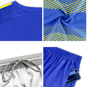Vêtements de football pour enfants Offre Spéciale maillot à manches courtes confortable nouveau design avec short prix de gros - Product Image 6