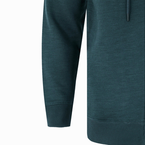 Sudadera con capucha deportiva informal para hombre, 430gsm, algodón/poliéster, invierno, gruesa, sólida, lisa, con cremallera completa, personalizada, venta al por mayor - Product Image 3
