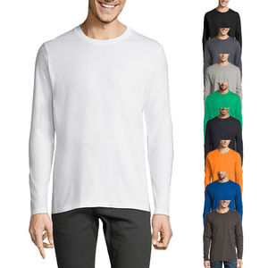 T-shirts personnalisés à col rond pour hommes, ultra doux, 100 % coton biologique, écologiques, séchage rapide, extensibles - Product Image 6