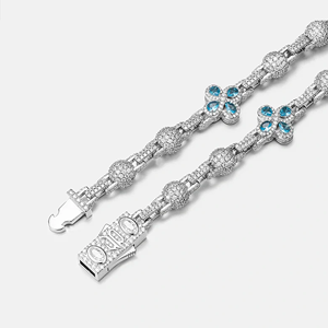 Custom Iced Out <b>Diamond</b> Alloy Pendant with Cuban Link Chain <b>for</b> <b>Men</b>-Gift - Product Image 6