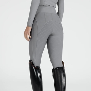 Mallas ecuestres para mujer, ropa personalizada con ajuste elástico y agarre completo, pantalones leggings para montar a caballo al por mayor - Product Image 4