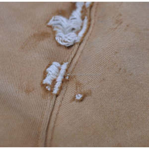 Custom High Quality Cotton French Terry Street Wear Vintage Acid Washed Hoodie Distressed Ripped Hoodies <b>raw</b> edges - Product Image 4