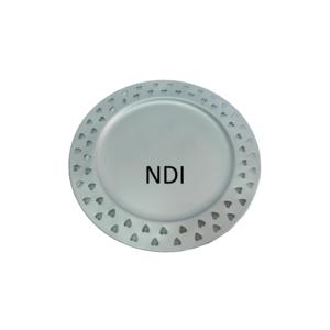 Placa de cargador de acabado dorado de diseño en relieve con borde decorativo boda Hotel restaurante Catering uso - Product Image 6