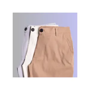 Top Favorite Product Men Shorts Durable Elastic Waist Khaki Fabric Packaging In Carton Box From Vietnam Manufacturer