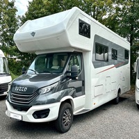 Caravane, camping-car, autocaravane, construction en acier, climatisation, 4-6 personnes, voyages, aventures en plein air, expéditions de camping, Euro 3