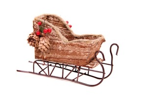 Reno de metal artesanal con decoración festiva de temporada de trineo para decoración de hogar, oficina y fiesta - Product Image 6