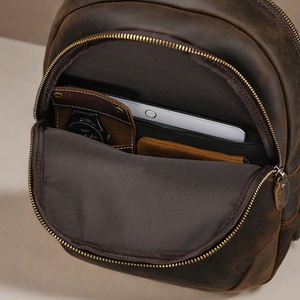 High Quality Small Black Cross Body <b>Messenger</b> <b>Bag</b> Waterproof Vintage Fashionistas Leather Shoulder <b>Bag</b> <b>for</b> <b>Men</b> Genuine - Product Image 5