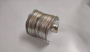 Manchettes en métal en laiton de forme fine et bracelets et bracelets en métal en laiton destinés à la revente par des créateurs de bijoux - Product Image 4