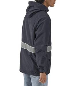 Chaqueta cortavientos de nailon de alta calidad para hombre, estilo informal a la moda, cierre de cremallera, prendas de vestir exteriores a prueba de viento de talla grande - Product Image 3