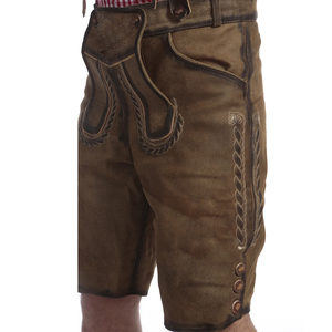 2025 nuevos pantalones cortos de diseñador Lederhosen para hombres pantalones cortos con diseño de logotipo personalizado vestido de Lederhosen bordado para unisex - Product Image 3