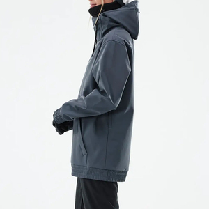 แจ็คเก็ตซิปฤดูหนาวสำหรับผู้ใหญ่น้ำหนักเบาระบายอากาศกันลมสำหรับฝึกซ้อมกลางแจ้งไซส์ใหญ่ - Product Image 3