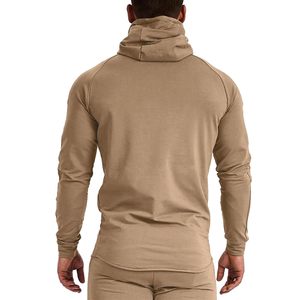 Sweat à capuche ajusté pour homme, hiver, pour entraînement intensif, musculation, performance, service OEM, 100% coton respirant - Product Image 2